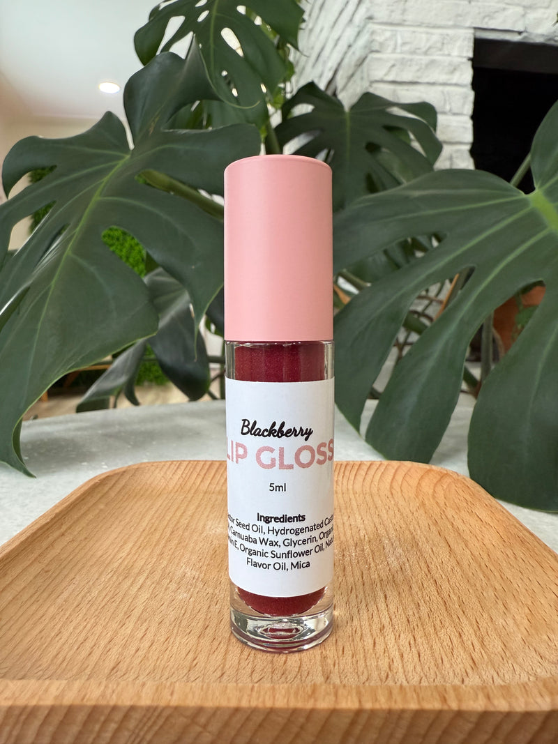 Blackberry Lip Gloss - Tinted - Natural