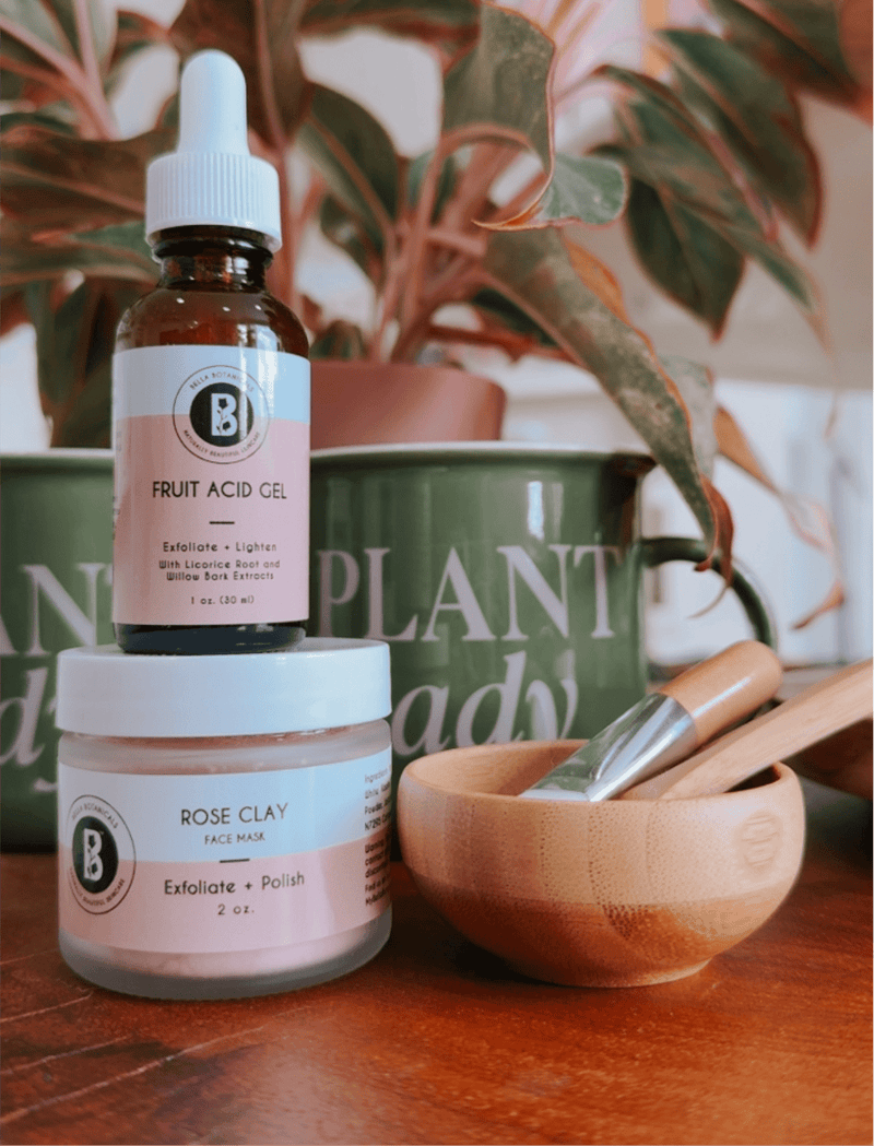 Bamboo Face Mask Bowl Set - Bella Botanicals