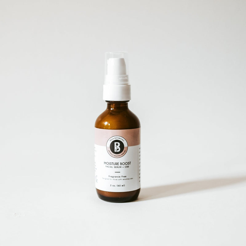 Moisture Boost Facial Serum with Hyaluronic Acid | Anti - Aging & Hydrating - Bella Botanicals